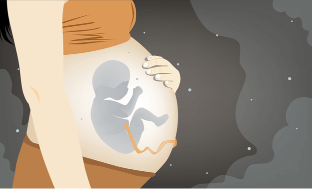 تاثیر آلئدگی هوا بر روی مادران باردار